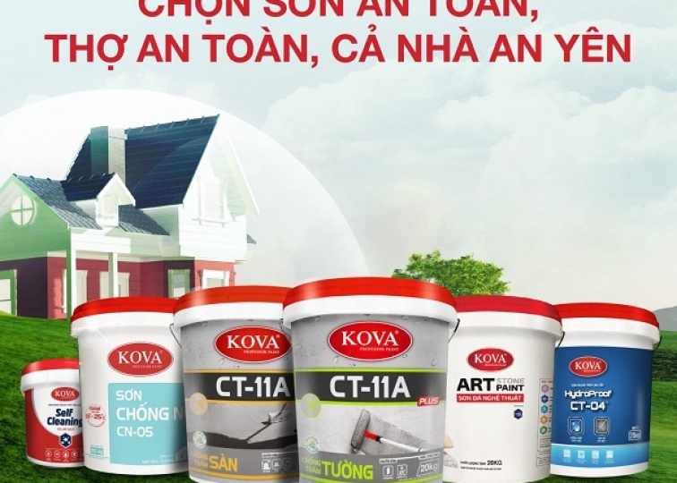 Vì sao nên chọn sơn Kova cho công trình